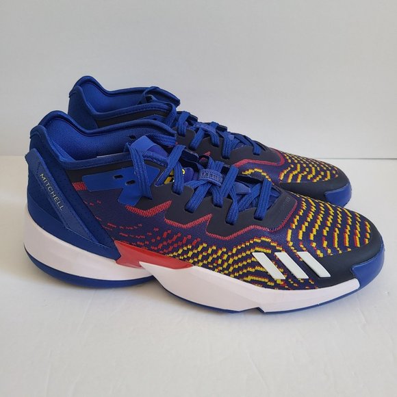 NEW Adidas D.O.N. Issue 4 Kansas Jayhawks Basketball Shoes GZ9731 Size 12.5 Blue main image 7